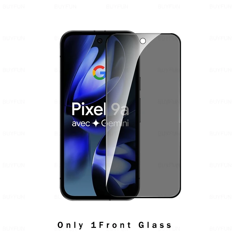 6-in-1 Privacy Tempered Glass Anti-Spy Screen Protector with Camera Film