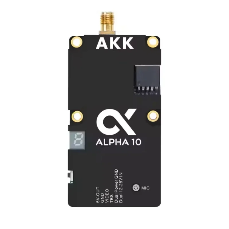 AKK Alpha10 10W VTX 5.8G 80CH Émetteur Vidéo FPV