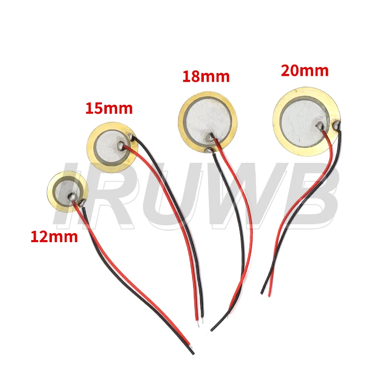 Multi-Size Piezoelectric Ceramic Buzzer Plate Set