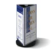Acrylic high-end menu card, beverage card, 360 round bottom rotating display rack, catering hotel label card 5