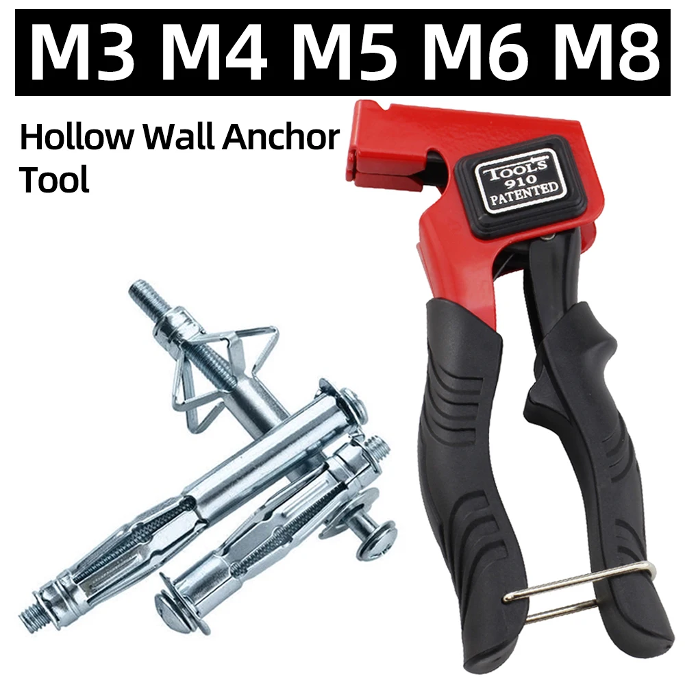 Hollow Wall Gecko Anchors Gun Heavy M3 M4 M5 M6 M8 Gypsum Board Fixing