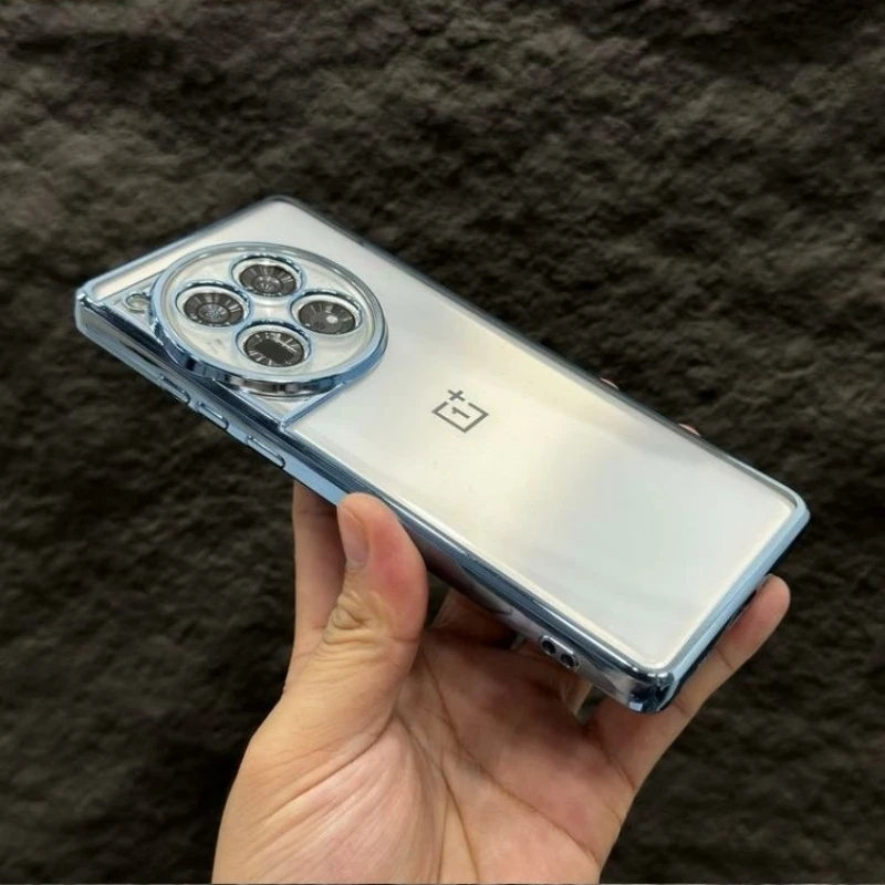 Luxurious Transparent TPU Soft Silicone Bumper Case