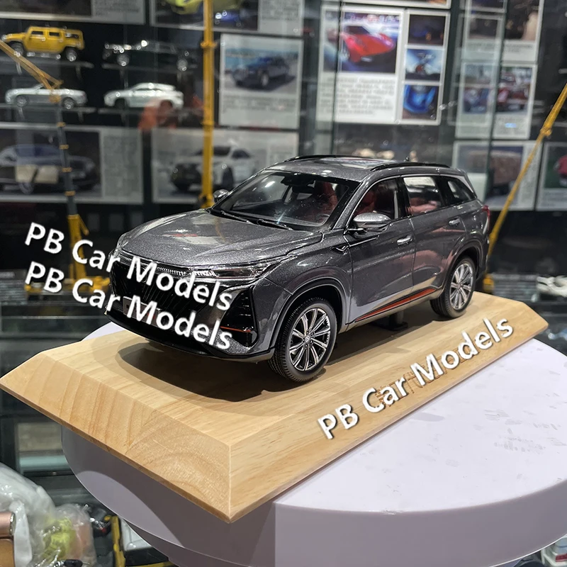 

Domestic original 1:18 CS75 PLUS alloy full open SUV off-road vehicle model with solid wood base