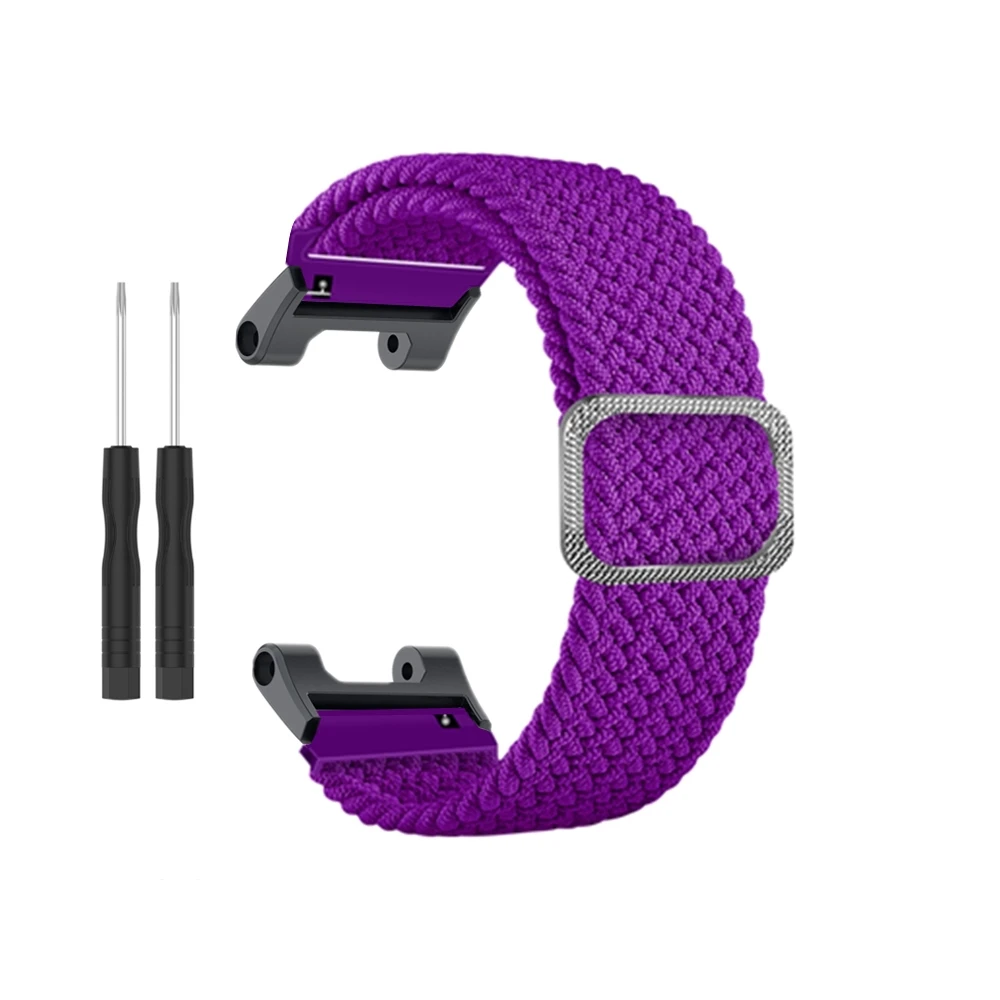 Breathable Nylon Adjustable Wristband - Soft Elastic Bracelet for Smart Watch Accessories