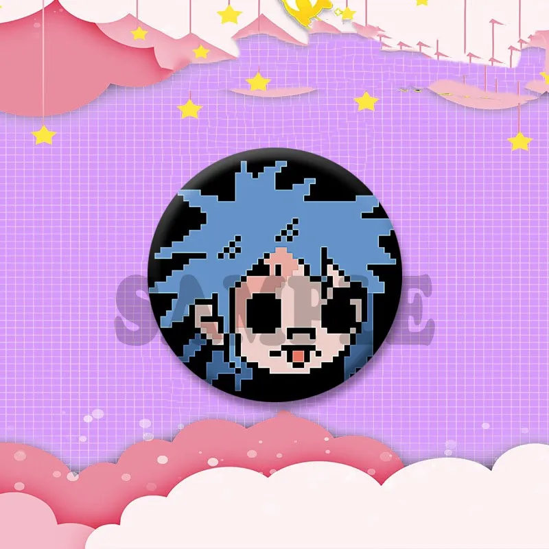 Gorillaz Fanart Cartoon Idol Pin Brooch - Backpack & Hat Decor Gift Badge
