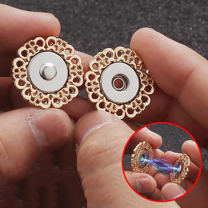 Chiusura a scatto in metallo per rifiniture borse e accessori vari modelli