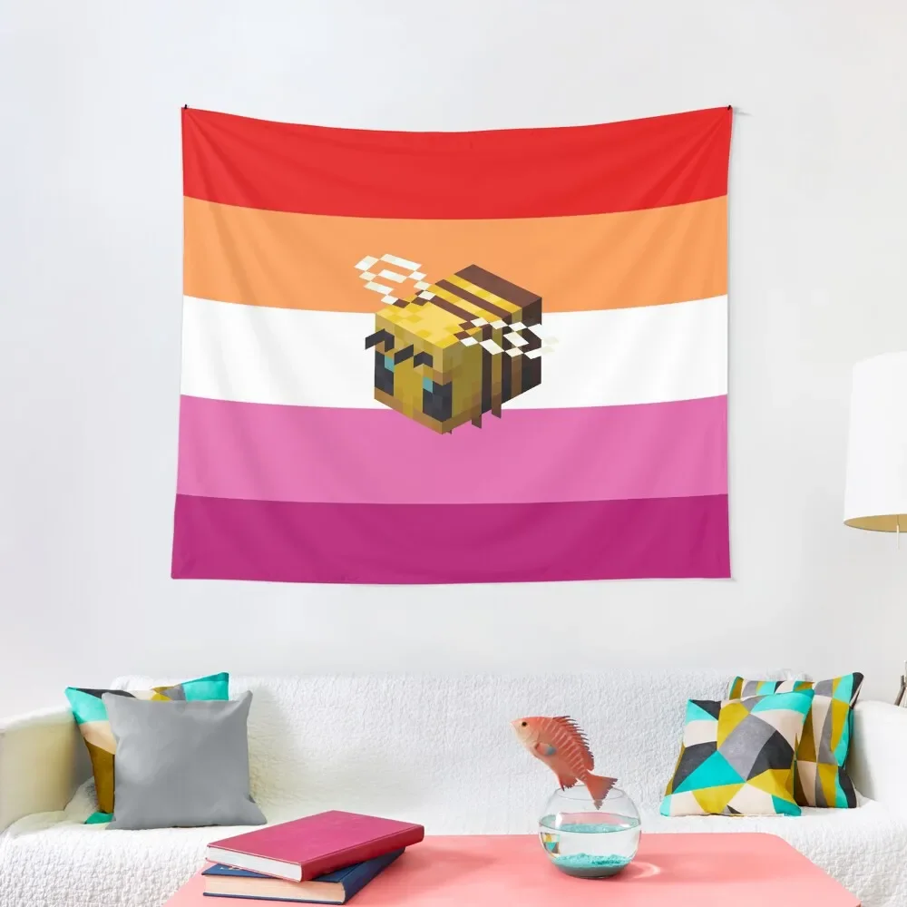 Lesbian bee Tapestry Nordic Home Decor Bedroom Deco Room Decore Aesthetic Bedrooms Decor Tapestry