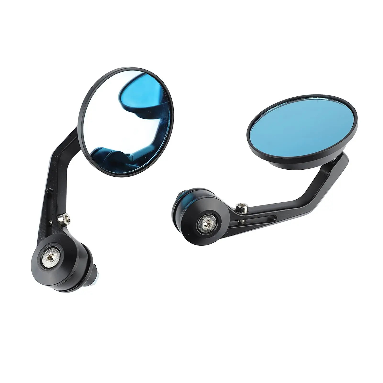Motorcycle Rearview Mirror Wide View Aluminum Alloy Wing Mirror for scooter