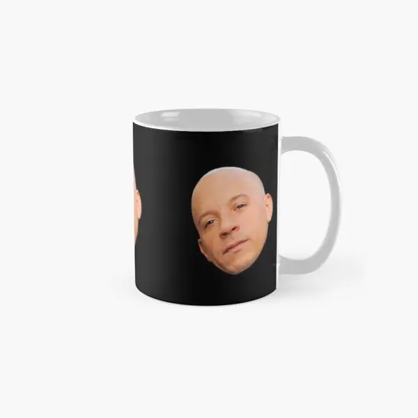 

15 Vin Diesel Head Star Of Blockbuster Mug Coffee Handle Round Tea Gifts Picture Simple Image Drinkware Photo Cup Design