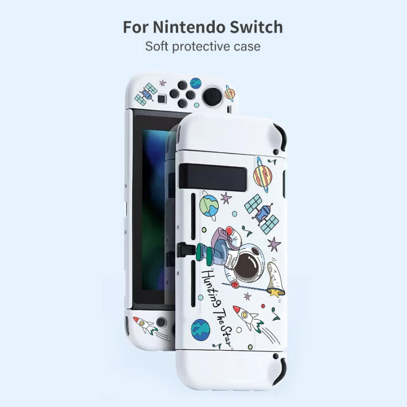 Nintendo Switch用の漫画宇宙飛行士保護ケース,ソフトTPUケース