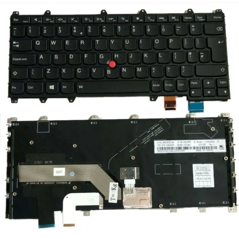 

Немецкая клавиатура для ноутбука Lenovo Thinkpad Yoga 370 260 с подсветкой