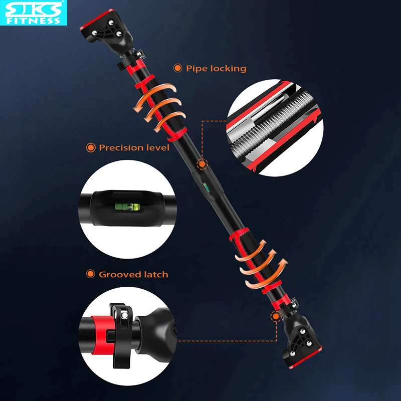 New Anti Drop Indoor Horizontal Bar, No Punching Required, Door Frame, Corridor, Family Sports Indoor Horizontal Bar