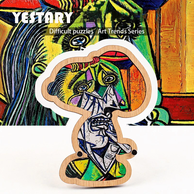 

YESTARY 3D Wooden Puzzle Toys Brain Tease Jigsaw Puzzle Toys Ten Level Difficulty Tangram Dog Wood Puzzle Toys For Adults Gifts