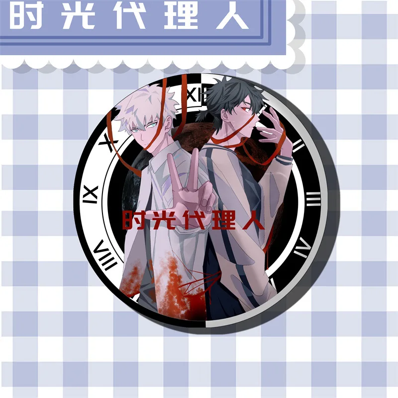 sexy anime cosplay Hot  Anime Time Agent Brooch Cheng Xiaoshi Lu Guang Cosplay Badges For Clothes Backpack Decoration Pin Jewelrylry anime halloween costumes