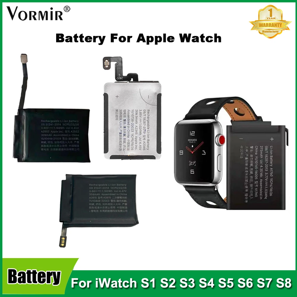 Vormir Top Quality Battery Replacement For Apple Watch Series1