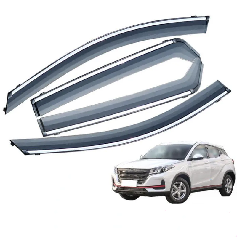 

Side Window Deflector Weather Shield Window Visor Rain Eyebrow Shelter For Dongfeng Fencon Glory 500 2021