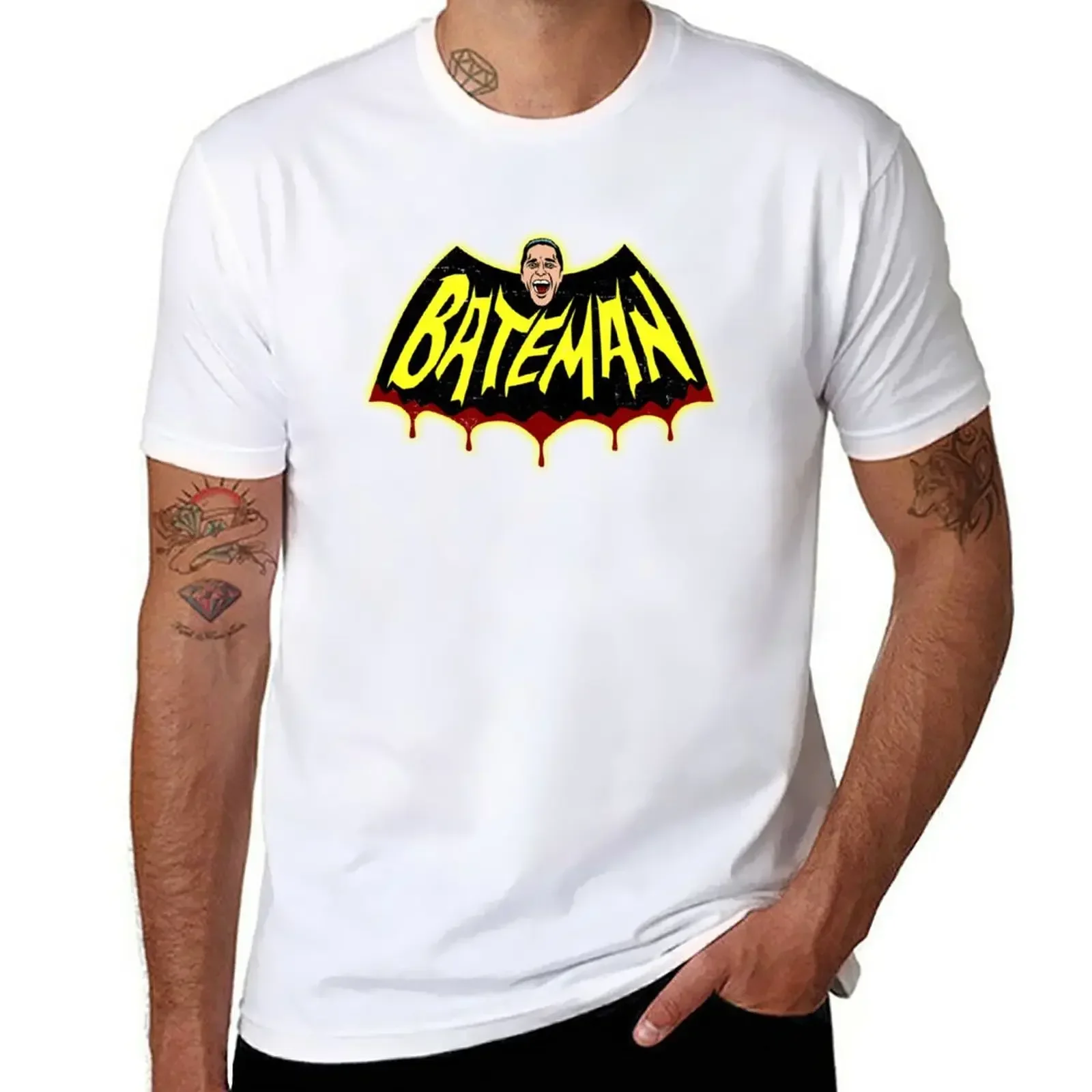 

BateMAN! T-Shirt boys whites oversizeds Men's t-shirts