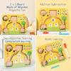 Magnetic Arithmetic Math Games Montessori Parish Wooden Toy Color Cognition Preschool Counting Learning Children Educational Toy 4