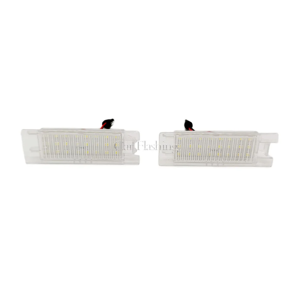 2 Stks Canbus LED Kentekenplaat Lichten SMD 6000k Wit Achterkant Tag Lampen Voor Opel Mokka 2013-2016 Mokka X 2016-2019 Insignia Sports Tourer 2009-2017