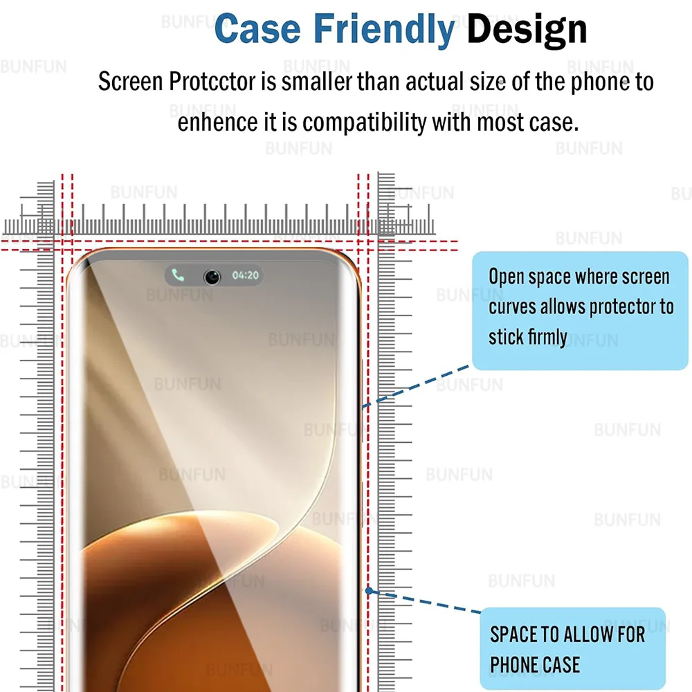 2-Pack Curved Tempered Glass Screen Protector
