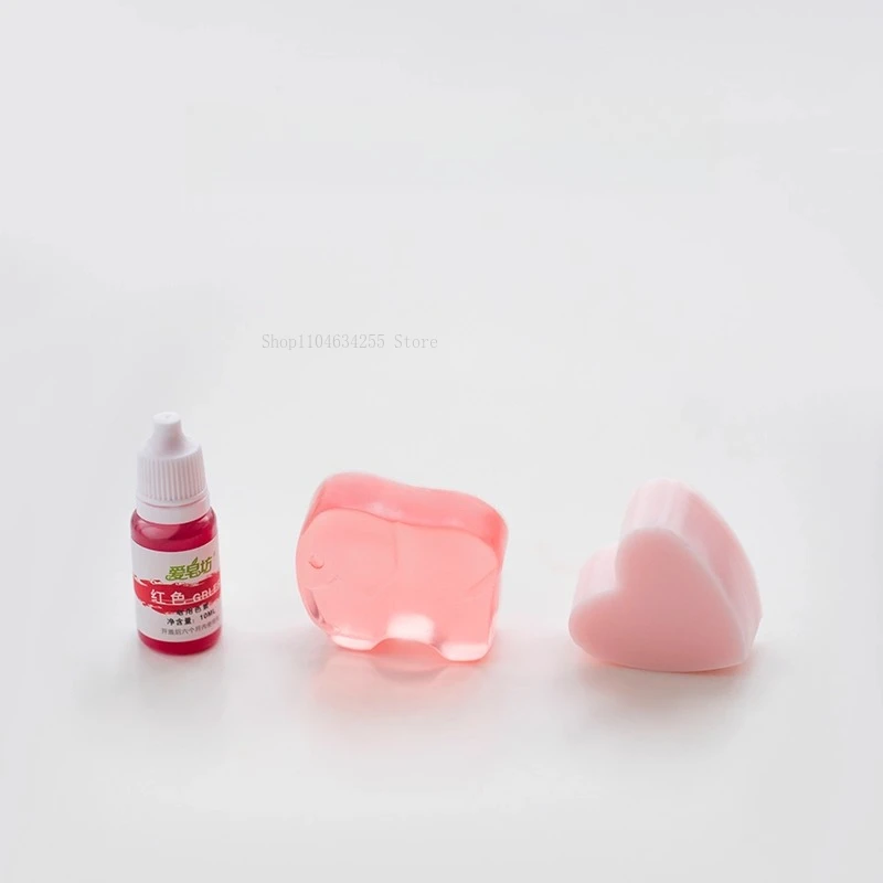 10ml/병 7가지 색상 비누 베이스 전문 착색제 DIY 수제 창의적인 모양 아로마테라피 비누 염색 색소