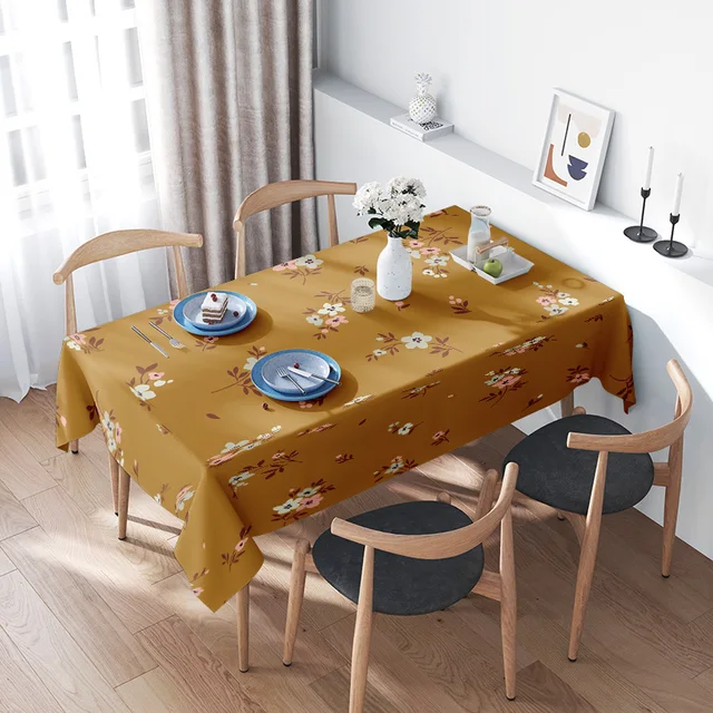 Modern Floral Tablecloth 1
