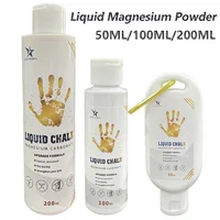 NEW 50/100/200ml Liquid Chalk Sports Magnesium Powder Fitness Weight Lifting Anti Slip Cream Grip Weight Lifting Climbing Gym 2