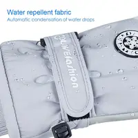Winter Snowboard Ski Gloves PU Leather Non-slip Touch Screen Waterproof Motorcycle Cycling Fleece Warm Riding Gloves 2