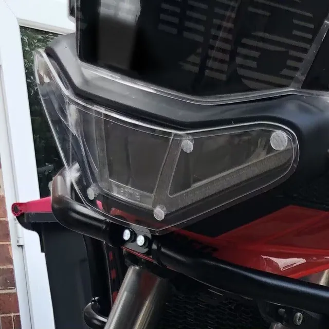 Griglia Protezione Faro Per Aprilia Tuareg 660 2022-2023 - In Alluminio, Antiurto E Antidetonazione