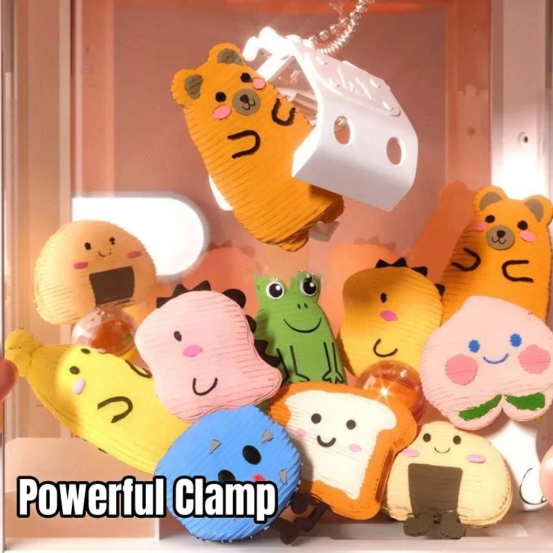 Kids Mini Claw Machine Cartoon DIY Prizes Gashapon Plush Doll Arcade Crane Vending Machine for Children Birthday Christmas Gifts 5