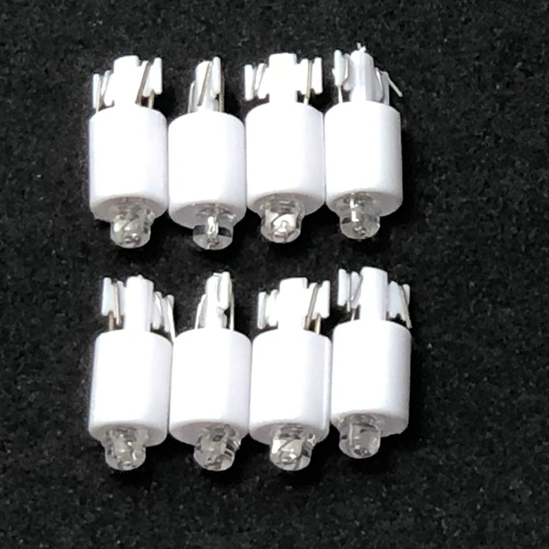 100Pcs Colorful Flashing LED Light 5v for Arcade 4.8mm Transparent Button Chrome Plated Button Diy Arcade Machine