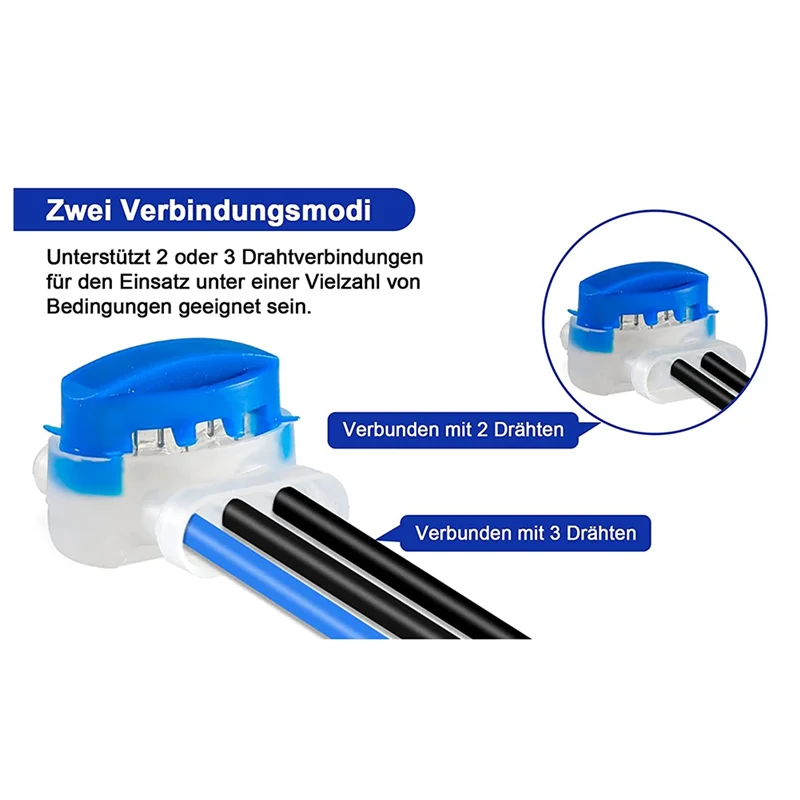 30PCS Cable Connectors for Robotic Lawnmowers, Waterproof Connection Cable Wire Connector with Gel Filling F