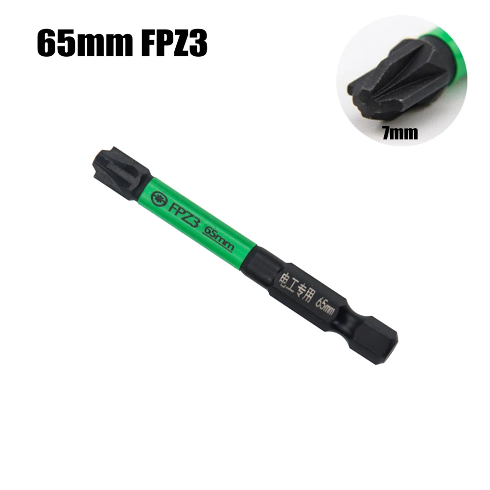 Description Picture 5 of item65/110MM Magnetic Special Slotted PZ Screwdriver Cross Bit FPZ1 FPZ2 FPZ3 For Circuit Breakers Electrical Electrician Tools