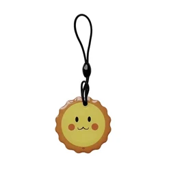 Waterproof Writeable RFID Keyfob with Proximity Access Control, 125KHz EM4305 T5577 Chip (Light brown)