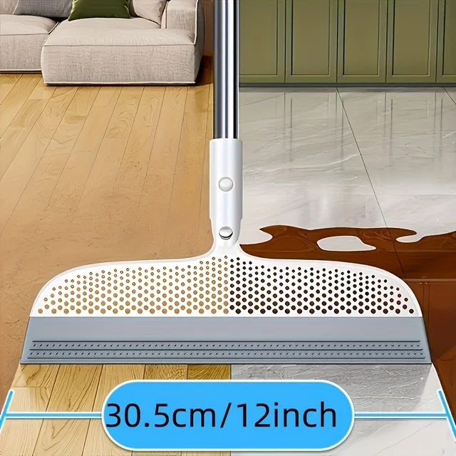 Magic broom with detachable head and double-sided silicone scraper 2