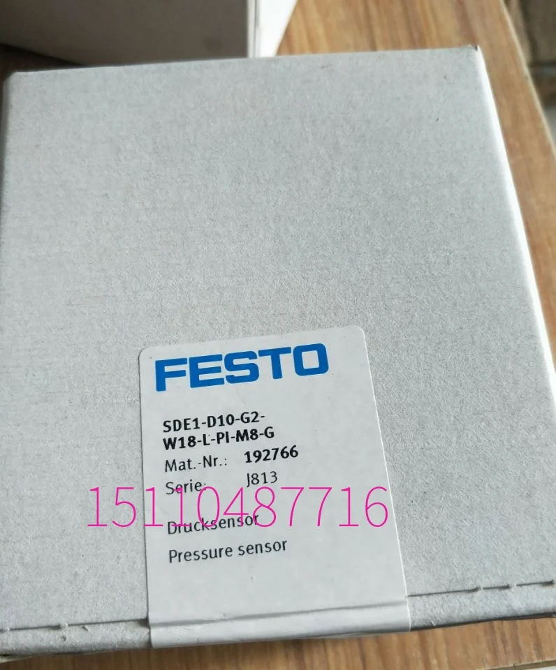 

FESTO Festo Pressure Switch SDE1-D10-G2-W18-L-PI-M8-G192766 In Stock.