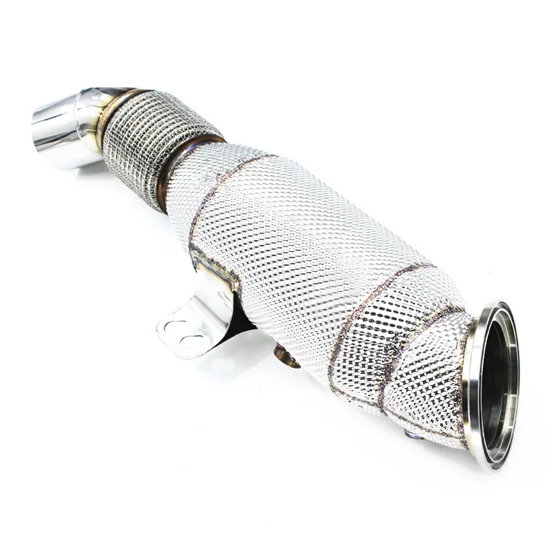 Head Section High flow Pipes branch downpipe Exhaust Pipe with catalyst For BMW TH4 435/440 B58 3.0T