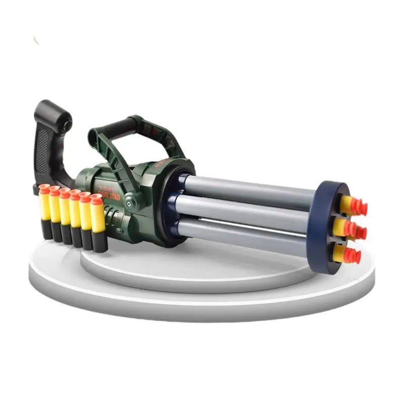 

Gatling Toy Guns For Kids Pretend Play Toy Guns With Flashing Lights & Sounds Soft Bullet Guns Great Party Favor Shooting Games