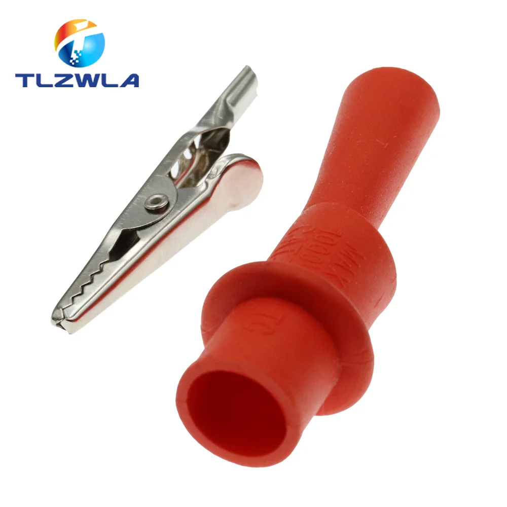 Alligator Clips 2PCS 10A 1000V Test Clip Clamp For Multimeter Tester Probe
