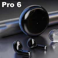 Original Pro 6 TWS Wireless Bluetooth Earphones Headphones Mini Fone Earphone Stereo Sport Headset For Xiaomi Android Earbuds 1