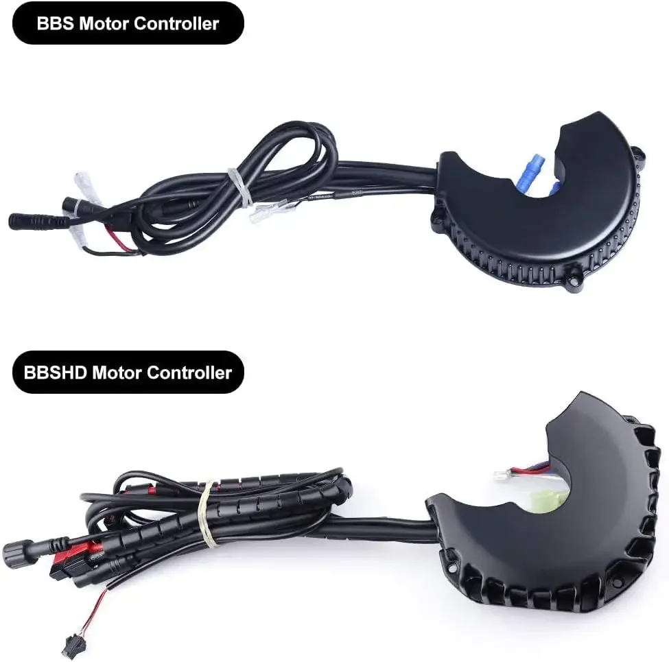 48V 750W BAFANG BBS01 BBS02 Central Motor Controller for Mid Drive Motor with Front Lamp Connector and Gear Shift Sensor