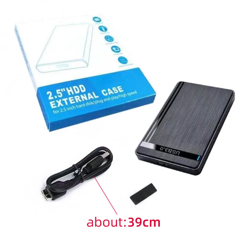USB 3.0 2.5 inch HDD Enclosure SATA External Mobile Hard Drive Case for Laptop PC 5Gbps Speed Enclosure SATA SSD Storage Case external hard drive case ssd enclosure hard drive enclosure hard disk case external hard drive box hdd case enclosure