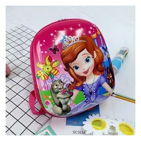 Disney Frozen Elsa Cartoon Backpack Children Cute Sofia Bag Hard Shell Waterproof High Capacity light and handy School Bag 6