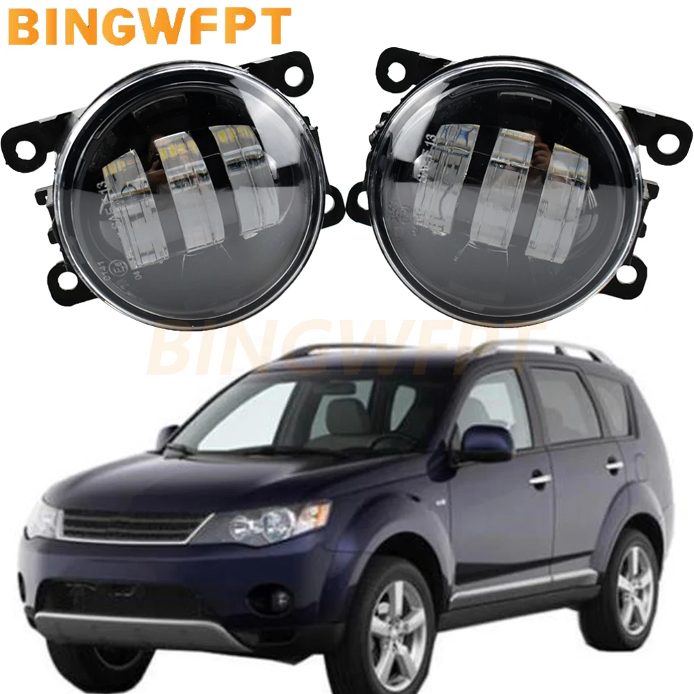 Per Mitsubishi Asx Outlander 2 3 Triton L200 Pajero Iv Galant Led Fendinebbia Fendinebbia 12V H11 Daytime Running Fendinebbia