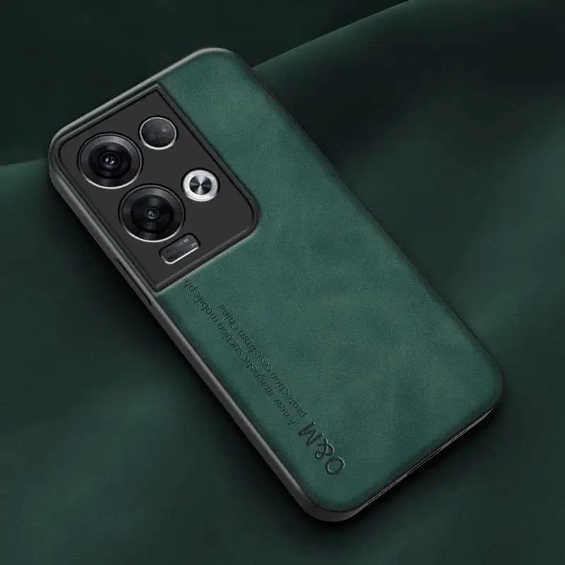 Luxurious Magnetic Leather Phone Case with Built-in Magnet and Soft Cover