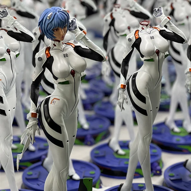 Xinnice Ayanami Rei Anime Figur - 14cm PVC Actionfigur Mit Zubehör