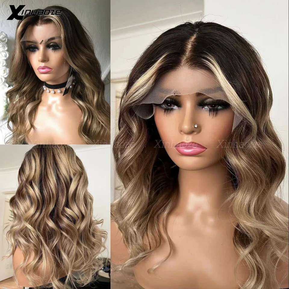 

Парики из человеческих волос 13x4 с шелковым верхом пепепельный блонд 13x6 волнистые парики на сетке спереди бразильские Реми коричневые Выделенные 360 парики на сетке спереди