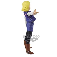 Bandai-Dragon Ball MATCH MAKERS Anime Action Figure, Trunks, Original, Banpresto, Android 18, PVC, Jouets à collectionner 2