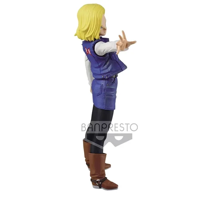 Bandai-Dragon Ball MATCH MAKERS Anime Action Figure, Trunks, Original, Banpresto, Android 18, PVC, Jouets à collectionner 2