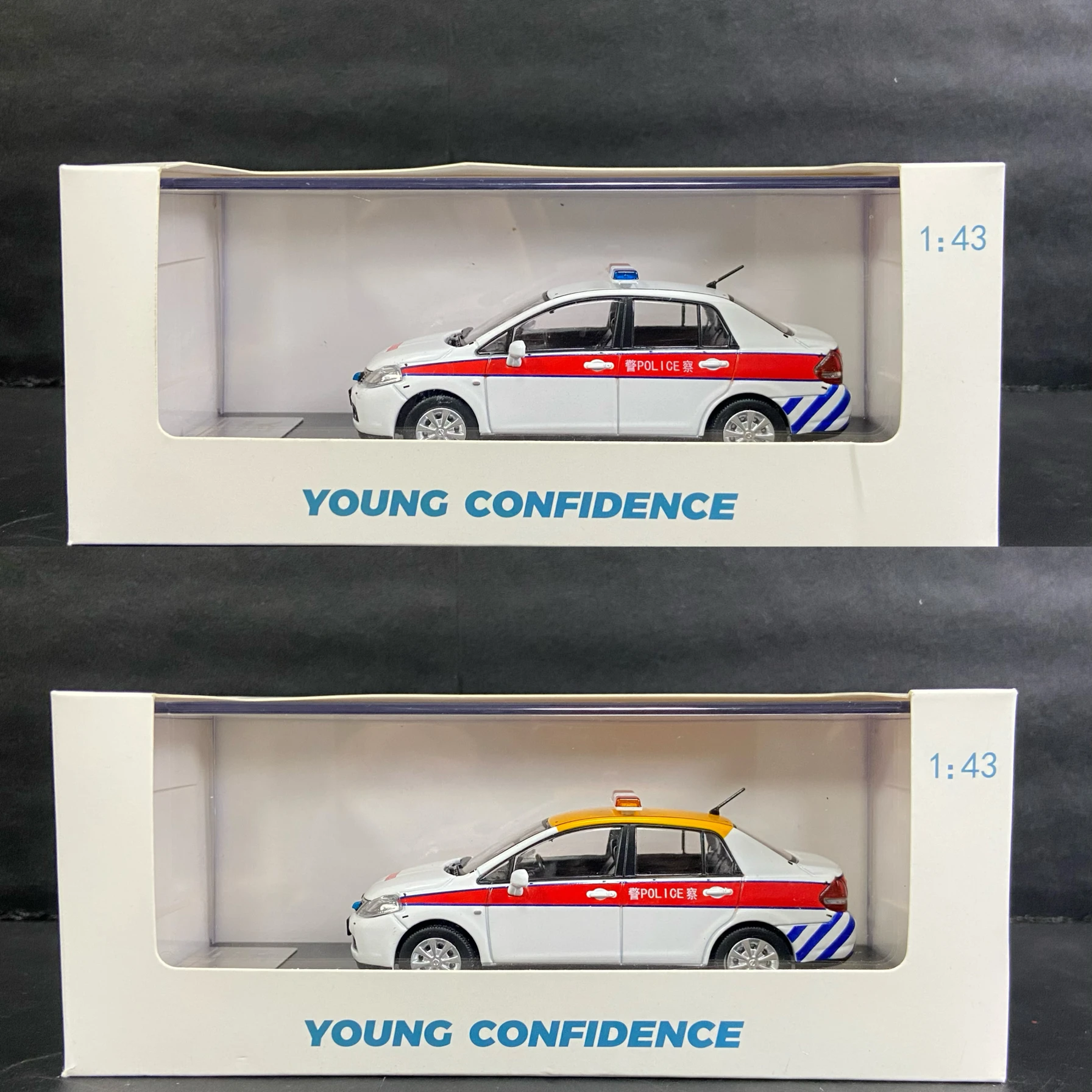 

Литая в масштабе 1:43 YC Nissan Edda Tiida Гонконгская Автомобильная коллекционная игрушка из сплава подарок Сувенирный дисплей